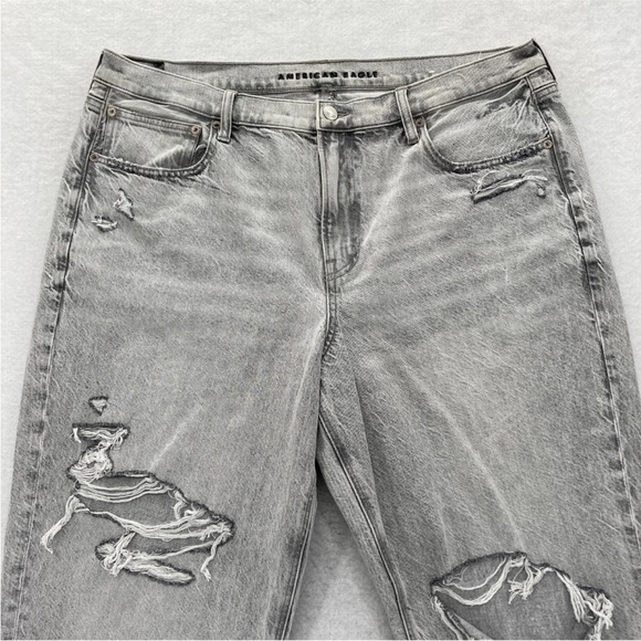 American Eagle Outfitters Gray Distressed Jeans - Picture 2 of 6
